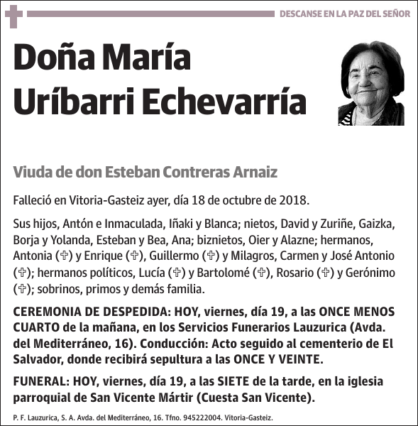 María Uríbarri Echevarría