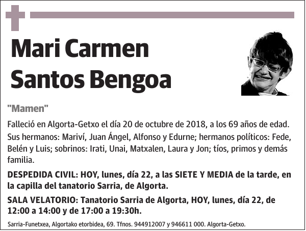 Mari Carmen Santos Bengoa