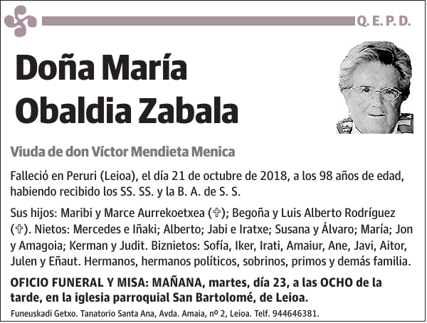 María Obaldia Zabala