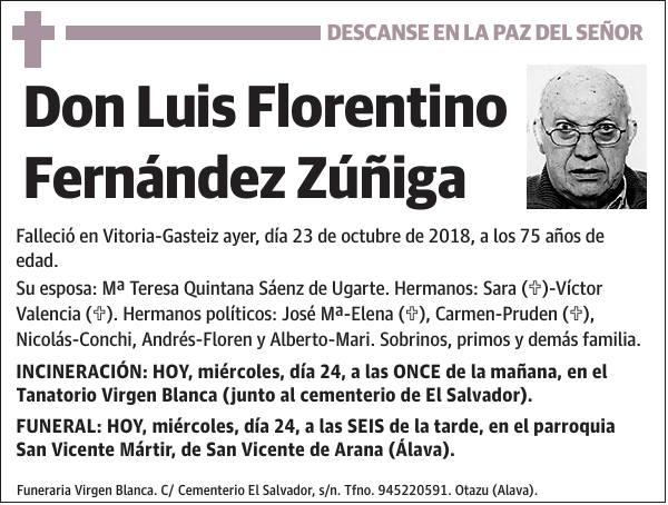 Luis Florentino Fernández Zúñiga