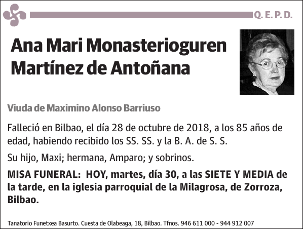 Ana Mari Monasterioguren Martínez de Antoñana