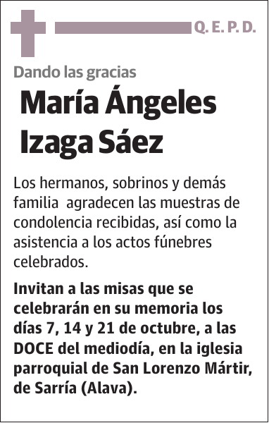 María Ángeles Izaga Sáez