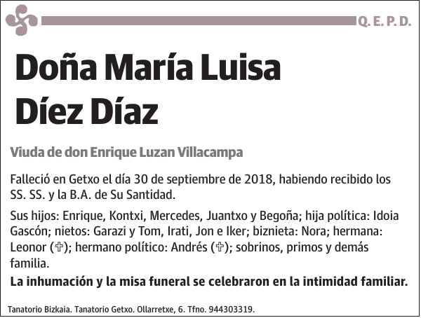 María Luisa Díez Díaz