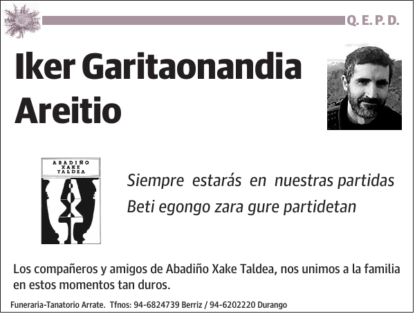 Iker Garitaonandia Areitio