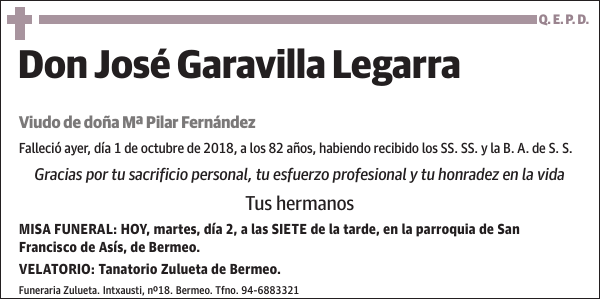 José Garavilla Legarra