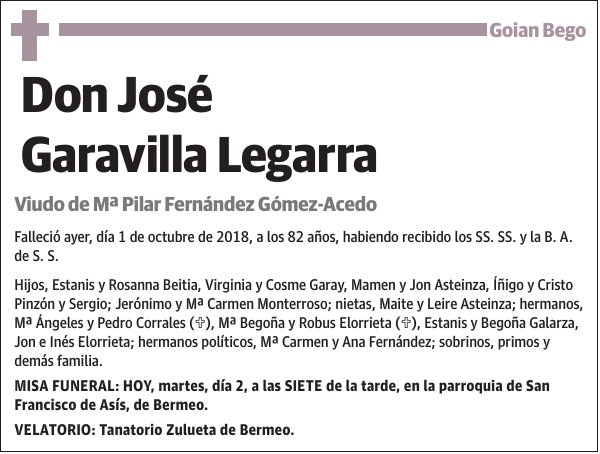 José Garavilla Legarra