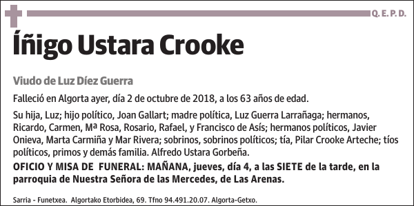 Íñigo Ustara Crooke