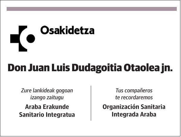 Juan Luis Dudagoitia Otaolea