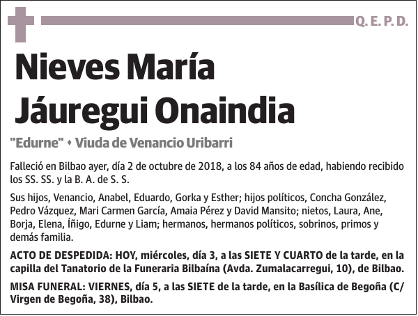 Nieves María Jáuregui Onaindia