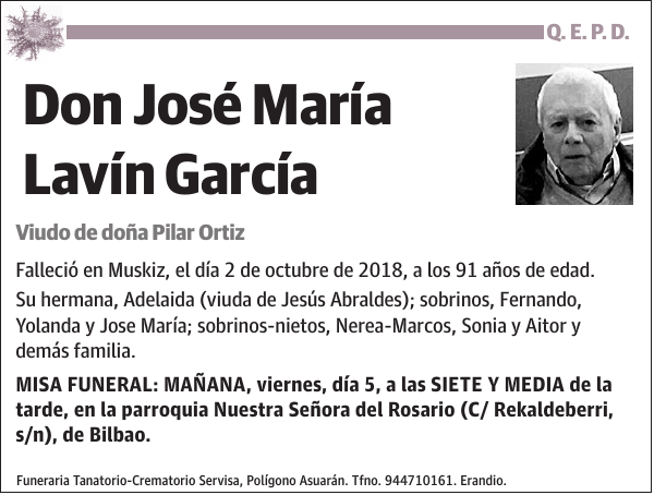 José María Lavín García