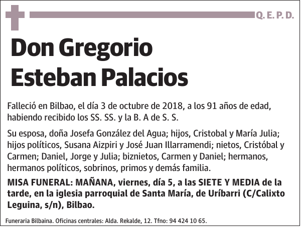 Gregorio Esteban Palacios