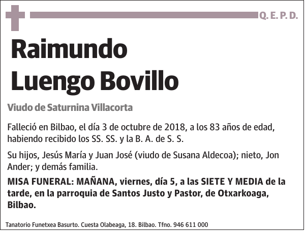 Raimundo Luengo Bovillo