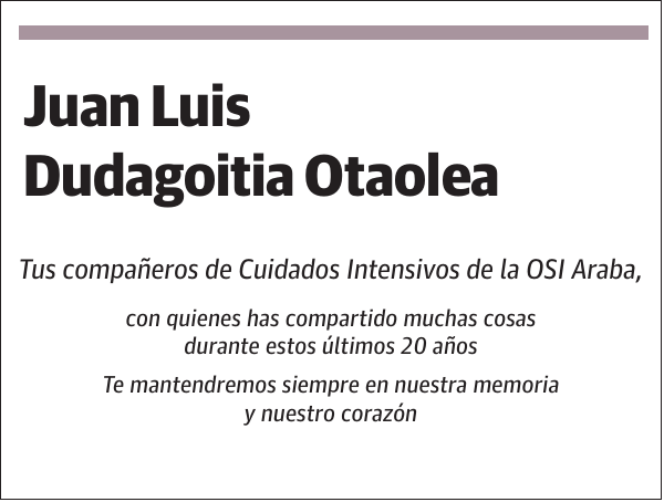 Juan Luis Dudagoitia Otaolea