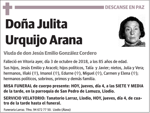 Julita Urquijo Arana