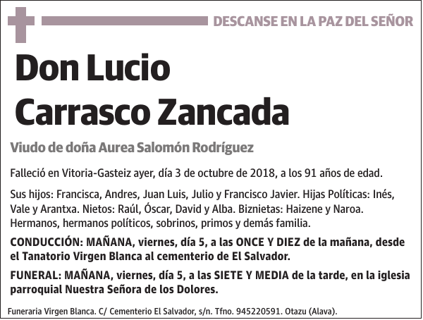 Lucio Carrasco Zancada