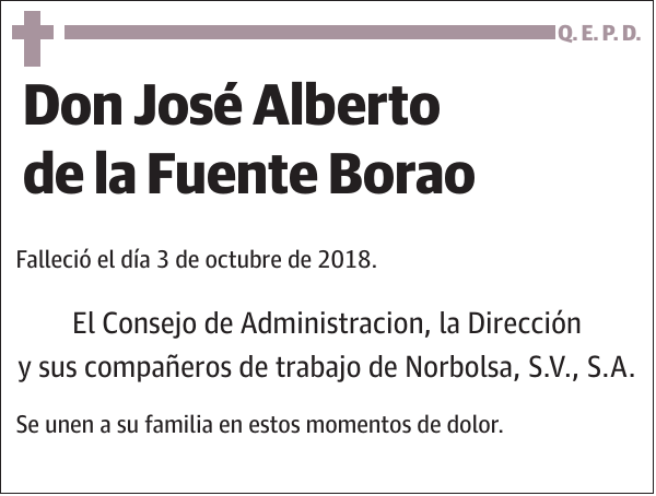José Alberto de la Fuente Borao
