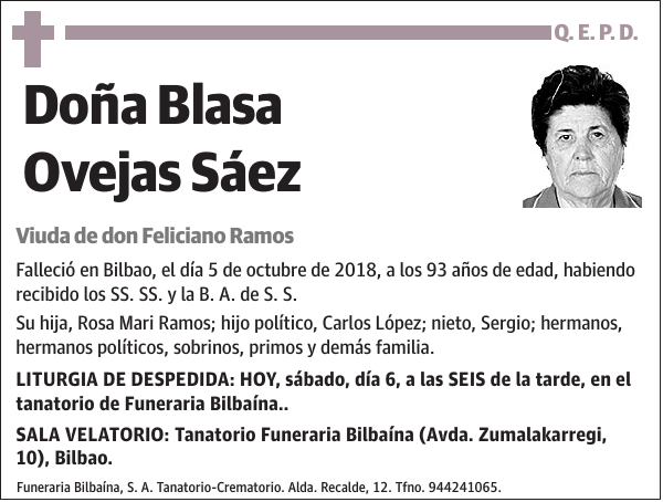 Blasa Ovejas Sáez