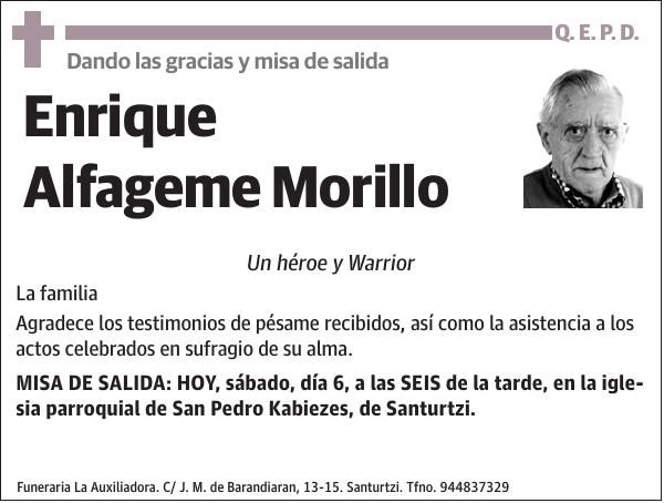 Enrique Alfageme Morillo