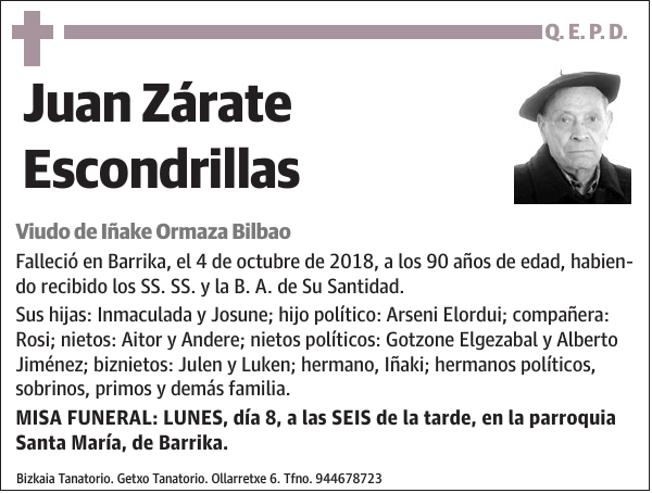 Juan Zárate Escondrillas