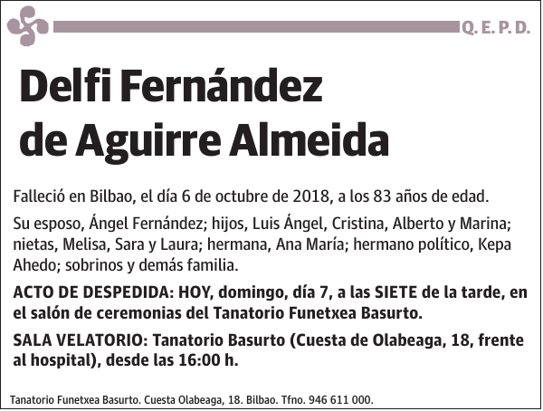 Delfi Fernández de Aguirre Almeida