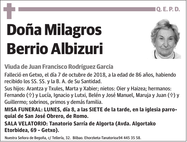 Milagros Berrio Albizuri