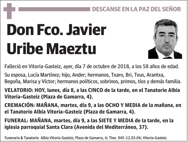 Fco. Javier Uribe Maeztu