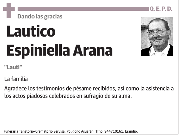 Lautico Espiniella Arana