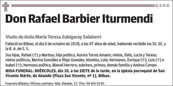 Rafael Barbier Iturmendi