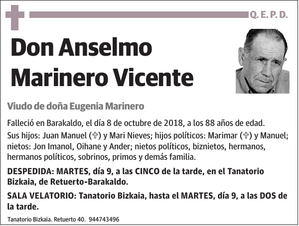 Anselmo Marinero Vicente