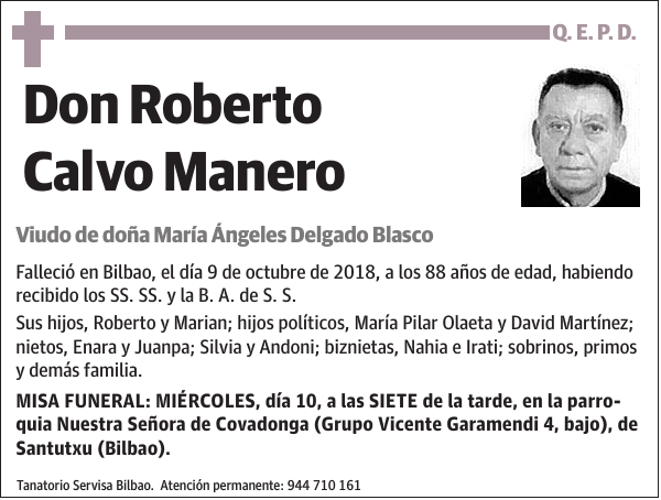 Roberto Calvo Manero