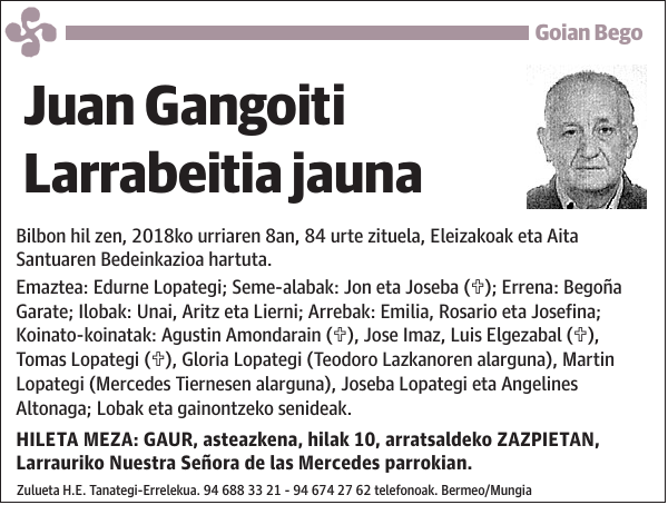 Juan Gangoiti Larrabeitia