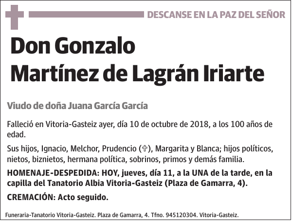 Gonzalo Martínez de Lagrán Iriarte