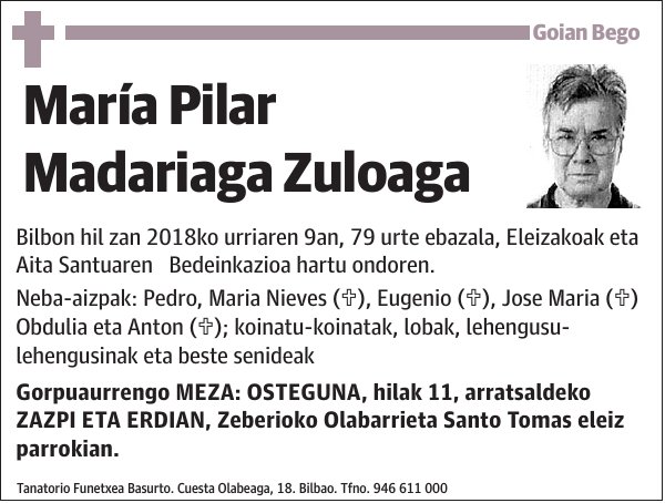 María Pilar Madariaga Zuloaga