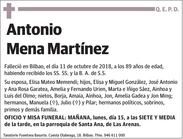 Antonio Mena Martínez