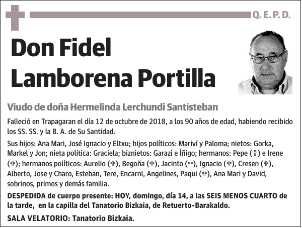 Fidel Lamborena Portilla