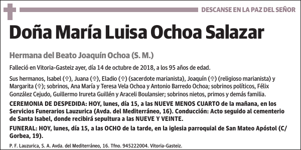 María Luisa Ochoa Salazar