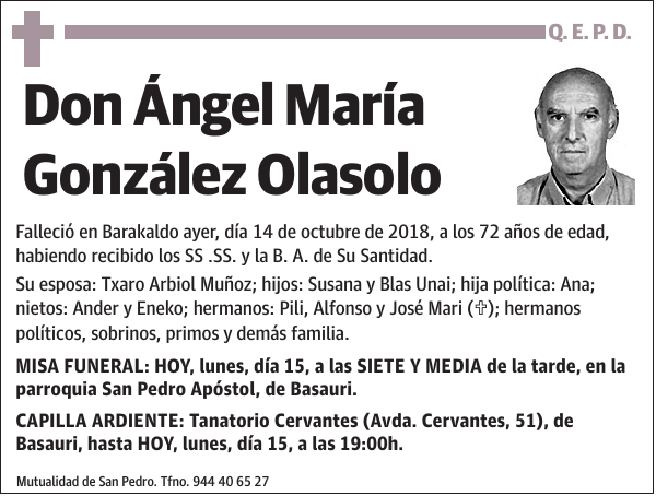 Ángel María González Olasolo