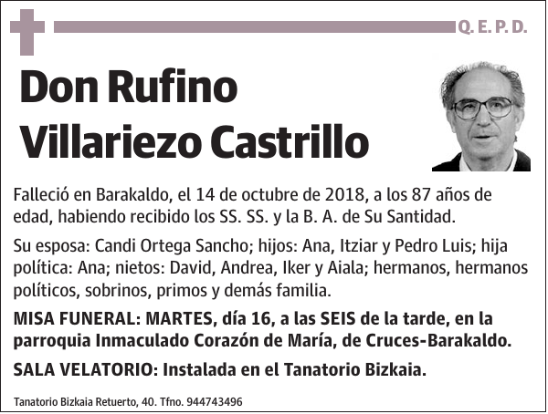 Rufino Villariezo Castrillo