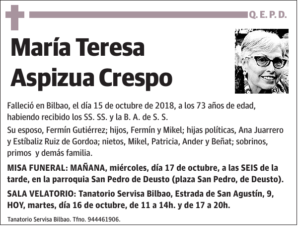 María Teresa Aspizua Crespo