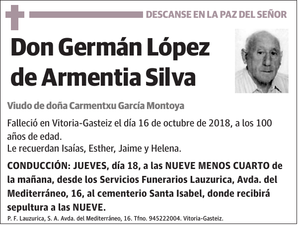 Germán López de Armentia Silva