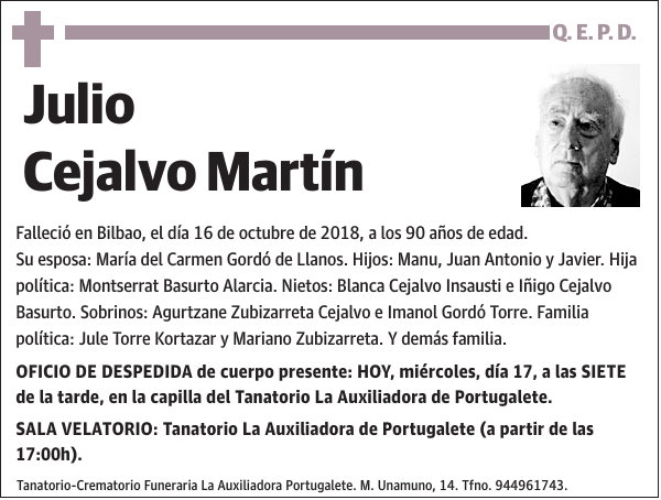 Julio Cejalvo Martín