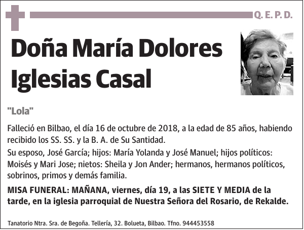 María Dolores Iglesias Casal