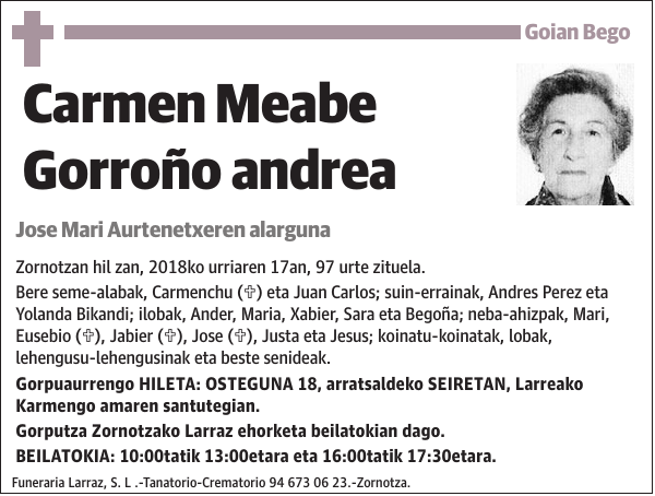 Carmen Meabe Gorroño