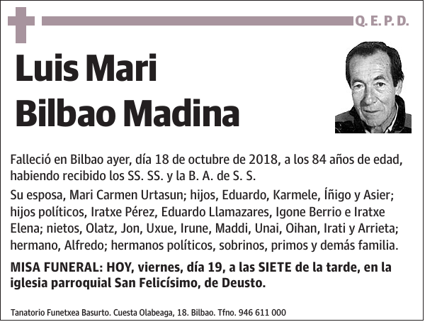 Luis Mari Bilbao Madina