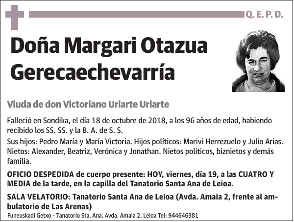 Margari Otazua Gerecaechevarría