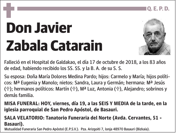 Javier Zabala Catarain