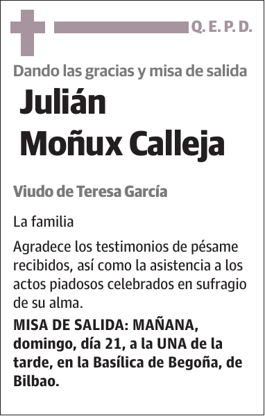 Julián Moñux Calleja