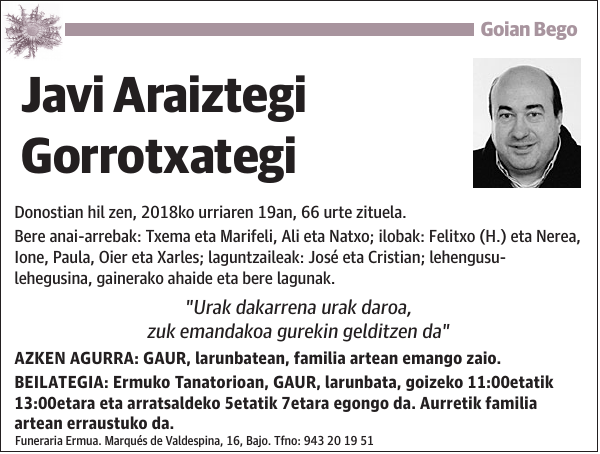 Javi Araiztegi Gorrotxategi