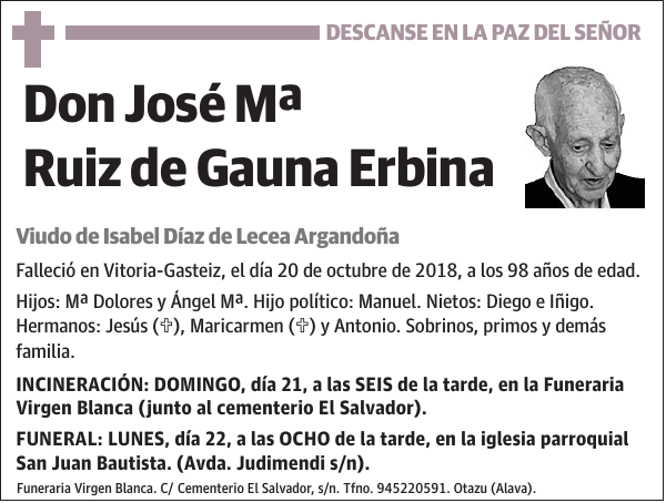 José Mª Ruiz de Gauna Erbina