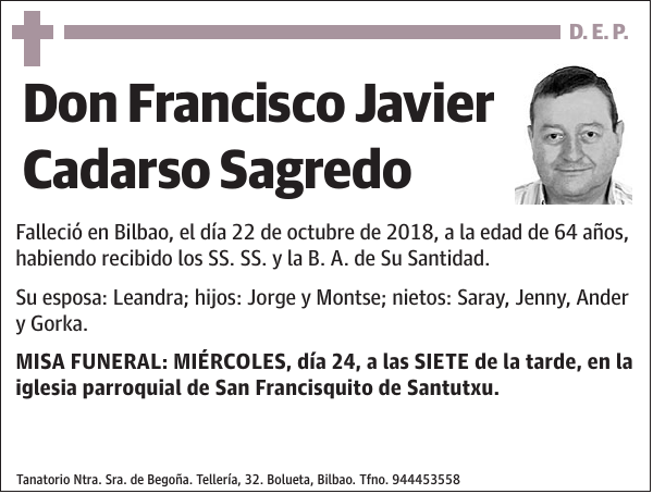 Francisco Javier Cadarso Sagredo